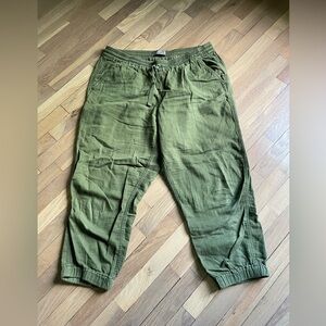 J Crew linen joggers